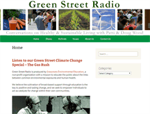 Tablet Screenshot of greenstreetradio.com